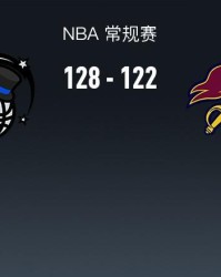 狗子28.com-骑士122-128不敌魔术，哈登30+6+8，贝恩35+6+6